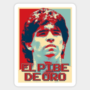 el pibe de oro Sticker